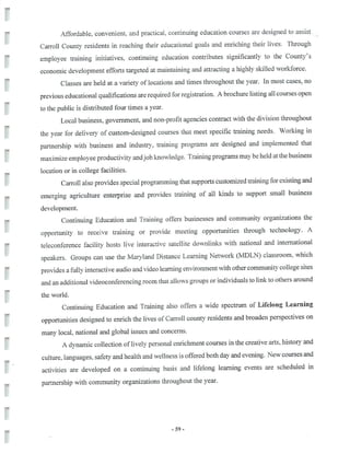 2002 Carroll County Maryland Facts Book