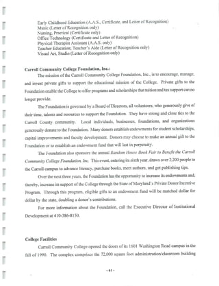 2002 Carroll County Maryland Facts Book