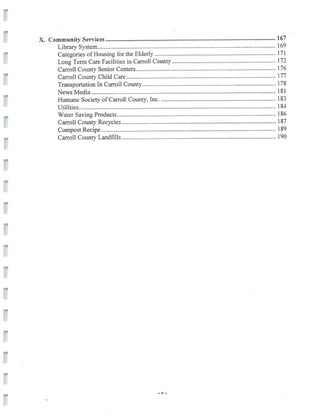 2002 Carroll County Maryland Facts Book