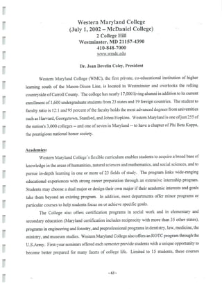 2002 Carroll County Maryland Facts Book