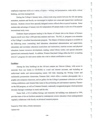 2002 Carroll County Maryland Facts Book