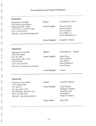 2002 Carroll County Maryland Facts Book