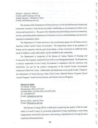 2002 Carroll County Maryland Facts Book