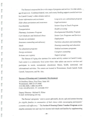 2002 Carroll County Maryland Facts Book