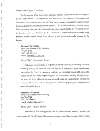 2002 Carroll County Maryland Facts Book