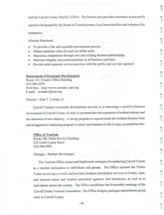 2002 Carroll County Maryland Facts Book