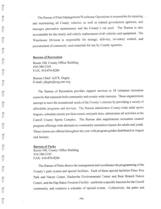 2002 Carroll County Maryland Facts Book