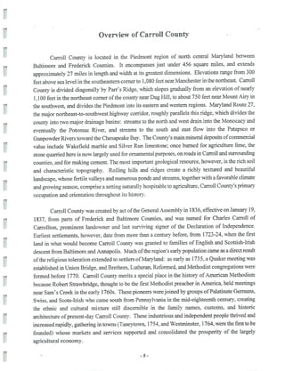 2002 Carroll County Maryland Facts Book