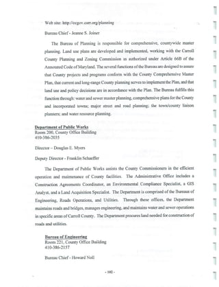 2002 Carroll County Maryland Facts Book