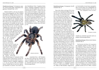 DeArGe Mitteilungen 7(11), 2002                                                                                                                                               DeArGe Mitteilungen 7(11), 2002



Händlerbezeichnung: Cyriopagopus paga-                chen Hybridkokon (Vater: Haplopelma lividum,   Händlerbezeichnung: Cyriopagopus thorelli           ses Sachverhaltes ist also davon auszugehen,
nus, Selenocosmia pailin, Haplopelma »lon-            Mutter: Haplopelma »longipedum«) wachsen im    (Farbtafel Abb. 4)                                  dass es sich bei dieser Art in Wirklichkeit um
gipedum« (Farbtafel Abb. 3 & 9)                       Moment etwa 80 Jungtiere bis zu ihrer Ge-                                                          Cyriopagopus schioedtei handelt. Wie sie von
                                                      schlechtsreife in etwa 3 - 4 Jahren bei mir         Diese sehr schöne und lange Zeit in den                   den Haplopelma Arten zu unter-
     Hierbei handelt es sich um eine Spinne           heran. Schon die Jungtiere zeigen interme-     Terrarien der Vogelspinnenpfleger sehr sel-
deren Verbreitungsgebiet auf West-Thailand            diäre Merkmalsausprägungen bezüglich der       tene Art wird in den letzten zwei Jahren hin
beschränkt ist. Oftmals wird sie im Zoohan-           Eiergröße und der Anzahl derselben im Ko-      und wieder im Zoohandel unter
del auch mit dem Hinweis »Vietnam« ver-               kon. Während ich bei Haplopelma lividum bis-   der o. g. Bezeichnung angeboten.
kauft, was aber offensichtlich falsch ist. Die-       her etwa 50 entwickelte große Eier (= ~ 50     Das erste bekannte und lange Zeit
se Art (im folgenden als Haplopelma »longipe-         Nymphen) zählen konnte, waren es bei Ha-       einzige Terrarien-Exemplar dieser Art,
dum« bezeichnet) wurde erstmals Ende der              plopelma »longipedum« immer ca. 200 ent-       war ein Weibchen, dass sich Anfang der
80’er Jahre in den Zoohandel als sog. Beif-           wickelte kleine Eier (= ~ 200 Nymphen).        90’er Jahre im Besitz des englischen
ang importiert. Es handelte sich also um nur          Der Hybridkokon enthielt etwa 120 mittel-      Vogelspinnenforschers Peter Kirk be-
ganz wenige importierte Exemplare. Schnell            große                                          fand. Er hatte es als Beifang eines Asi-
war klar, dass es eine Art der Gattung                                                               enimport von einem englischen Vogel-
Haplopelma sein musste und sie weder etwas                                                           spinnenhändler erhalten. Schon da-
mit Cyriopagopus paganus SIMON, 1887 zu tun                                                          mals wurde die Bezeichnung Cyriopa-
hat, noch mit einer »Selenocosmia pailin«,                                                           gopus thorelli (S IMON , 1901) für dieses
einer Art die es nicht gibt da sie nie publi-                                                        Tier verwendet. Die heute importierten Tie-                                     Cyriopagopus schioedtei
ziert wurde. In den letzten beiden Jah-                                                              re scheinen der selben Art anzugehören wie
ren gelangte Haplopelma »longipe-                                                                    das damalige Tier von PETER KIRK. Auch sie
dum« allerdings deutlich häufi-                                                                      werden im Zoohandel als Cyriopagopus thorelli       scheiden ist, entnimmt man dem unten an-
ger in den Zoohandel.                                                                                bezeichnet. Da diese Identifizierung auf die        gefügten Bestimmungsschlüssel.
Durch den Vergleich                                                                                  ersten importierten Weibchen zurück geht,
mit den bis jetzt be-                                                                                besteht erheblicher Zweifel an der Richtig-         Händlerbezeichnung: Selenocosmia hainana,
kannten Haplopelma                                                                                   keit dieser Bestimmung. Als SIMON nämlich           (Farbtafel Abb. 5)
Arten ist auch ersicht-                                                                              1901 diese Art beschrieb, hatte er nur ein
lich, dass es sich im Grunde um                                                                      einziges adultes Männchen vorliegen. Es                 Seit kurzem wird diese Art zusammen
eine anders gefärbte Haplopelma                                                                      wären also die ersten importierten Tiere (=         mit Haplopelma schmidti VON WIRTH, 1991 aus
lividum S MITH , 1996 handeln                                                                        Weibchen) bestenfalls mit dem Typus, also           dem Südosten Chinas importiert. Die Art
muss, denn sie ist von die-                                                                          einem Männchen, verglichen worden. Dem-             Selenocosmia hainana LIANG et. al., 1999 wurde
ser taxonomisch kaum zu                                                                              nach wäre eine sichere Identifizierung un-          aus Südchina beschrieben, nachdem chinesi-
unterscheiden. Sie be-                                                                               möglich gewesen, denn adulte Vogelspinnen-          sche Molekularbiologen in ihrem Gift andere
sitzt lediglich eine ande-                                        Haplopelma albostriatum            männchen haben in den meisten Fällen völ-           Komponenten nachwiesen als in dem der
re Färbung, d. h. ihr fehlt                                                                          lig andere Bestimmungsmerkmale als die art-         früher beschriebenen Ornithoctonus huwena
die typisch irisierende                                                                              eigenen Weibchen. Höchstwahrscheinlich ist          (WANG, 1993). Um die Verwirrung komplett
blaue Beinfärbung von Haplopelma lividum.                       entwickelte Eier (= 80 Nymphen,      aber eine solche Typusuntersuchung nie ge-          zu machen, wurde Ornithoctonus huwena an-
Aufgrund dieser Erkenntnisse besteht der              der Rest starb während der Häutung von         macht worden. Ich konnte durch die Unter-           fangs auch als Selenocosmia huwena (WANG ,
Verdacht das es sich bei beiden Formen (=             Larve zu Nymphe). Wie diese Art von den        suchung von zahlreichem Material dieser aus         1993) aus Südchina beschrieben. Schon da-
Haplopelma lividum & Haplopelma »longipedum«)         anderen Haplopelma Arten zu unterscheiden      Malaysia importierten Vogelspinnenart eine          mals war, aufgrund der zahlreichen Angaben
u. U. um ein und die selbe Art handeln                ist, entnimmt man dem unten angefügten         große Ähnlichkeit zu Cyriopagopus schioedtei        und Zeichnungen in der Originalbeschrei-
könnte. Deshalb habe ich auch hier angefan-           Bestimmungsschlüssel.                          (T HORELL , 1891) sensu BMNH - Material             bung von Ornithoctonus huwena, der Verdacht
gen Hybriden zu züchten. Aus einem sol-                                                              (Nr. 1968-2-27-68) feststellen. Aufgrund die-       geäußert worden (PETERS 1999), es könnte
                                                  8                                                                                                  9
 