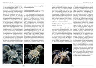 DeArGe Mitteilungen 7(11), 2002                                                                                                                                                     DeArGe Mitteilungen 7(11), 2002



sich bei dieser Art um eine Haplopelma, näm-           sind, entnimmt man dem unten angefügten           Fundorte, Abbildungen stammen von einer              vollständig zerstört und die meisten der dort
lich um Haplopelma schmidti handeln. Die spä-          Bestimmungsschlüssel.                             anderen Art) wieder zu korrigieren, indem er         zu diesem Zeitpunkt deponierten Typusex-
tere revisorische Arbeit von ZHU & SONG, in                                                              diese Art als nomen nudum erklärte, worin ihm        emplare sind deshalb heute nicht mehr ver-
der diese Art von Selenocosmia zu Ornithoctonus        Händlerbezeichnung: Haplopelma costale,           aber niemand gefolgt ist, da die Beschrei-           fügbar. Der Typus von Haplopelma robustum
transferiert wurde, zeigt weitere Indizien für         Vietnam Vogelspinne (Farbtafel Abb. 6 & 7)        bung – obwohl äußerst fehlerhaft – im Sinne          wurde bis heute nicht mehr lokalisiert. Aus
diesen Verdacht, da dort erstmalig auch das                                                              der Internationalen Regeln zur zoologischen          diesem Grunde kann man zur Identifikation
Männchen von Ornithoctonus huwena und des-                  Unter diesen o. g. Bezeichnungen wird        Nomenklatur als verfügbar veröffentlicht gilt        also nur noch die vorhandene Originalbe-
sen Merkmale beschrieben und abgebildet                hin und wieder eine Vogelspinne importiert,       und nicht gegen die Anforderungen von                schreibung benutzen, welche aber leider aus
wurden und auch hierbei kein Unterschied               die im Buch »Mygales« von J EAN -M ICHEL          Artikel 13 verstößt! Wie diese Ornithocto-           heutiger Sicht zu ungenau ist und Merkmale
zum Männchen von Haplopelma schmidti fest-             V ERDEZ & F RÉDÉRIC C LÉTON (V ERDEZ              ninae von den Haplopelma Arten zu unter-             beschreibt, die man heute aufgrund ihrer
zustellen ist (Ich hatte ja schon in der Ori-          2001) auf Seite 137 abgebildet ist und als        scheiden ist, entnimmt man dem unten                 großen Variabilität zur Identifizierung nicht
ginalbeschreibung von Haplopelma schmidti              Haplopelma costale SCHMIDT, 1998 bezeichnet       angeführten Bestimmungsschlüssel.                    mehr benutzen kann. Deshalb ist es im Mo-
auf die Ähnlichkeit zu Ornithoctonus hinge-            wird. Es handelt sich aber bei diesem dort                                                             ment also nahezu unmöglich eine Haplopelma
wiesen!). Da sich Selenocosmia hainana nur             abgebildeten Exemplar, sowie den unter o. g.      Händlerbezeichnung: Haplopelma robustum              robustum einigermaßen sicher zu bestimmen.
unwesentlich von Haplopelma schmidti/Orni-             Bezeichnungen importierten Tieren nicht           (Farbtafel Abb. 8 & 9)                               Als ich von dieser Art Männchen und Weib-
thoctonus huwena unterscheidet, handelt es sich        um Haplopelma costale S CHMIDT , 1998, son-                                                            chen zur Untersuchung bekam erkannte ich
bei dieser Art um das Schwestertaxon von               dern um eine Ornithoctoninae unklarer                 Vor etwa zwei Jahren wurde durch einen           sofort, dass es sich nicht um eine Haplopelma
Haplopelma schmidti. Die Untersuchung des              Gattungszugehörigkeit. Leider ist der Fun-        tschechischen Vogelspinnenhändler eine               handelte. Die bläulichen Beinunterseiten des
seit einiger Zeit importierten Materials dieser        dort dieser Art nicht bekannt, was eine Iden-     sehr schön gefärbte Vogelspinnenart aus              Weibchens erinnerten mich vielmehr sofort
Art bestätigt diese Annahme. Im Moment                 tifizierung dieser Art wesentlich erschwert.      Malaysia mit Namen Haplopelma robustum ver-          an Lampropelma violaceopes A BRAHAM , 1924.
wird im Rahmen einer größeren phylogeneti-             Weiterhin ist die echte Haplopelma costale auf-   kauft. Die Bezeichnung dieser Vogelspinne            Ich verglich das mir zur Identifikation über-
schen Analyse der Ornithoctoninae ( VON                grund der Fehlerhaftigkeit der Originalbe-        als Haplopelma robustum STRAND, 1907 hielt           sendete Material mit dem Holotyp von Lam-
WIRTH in Vorb.) auch an der Transferierung             schreibung auch nicht einfach zu identifizie-     ich für zweifelhaft, denn der Typus dieser           propelma violaceopes aus dem BMNH (Nr.
von Selenocosmia hainana zu den Ornithoctoninae        ren, was eine Abgrenzung zu der hier vorge-       von EMBRIK STRAND im Jahre 1907 beschrie-            30.10.991) und konnte keinerlei Unterschied
gearbeitet. Wie Haplopelma schmidti/Ornithocto-        stellten Art zusätzlich erschwert. SCHMIDT        benen Haplopelma-Art wurde im Naturhisto-            zwischen den Tieren feststellen. Es handelt
nus huwena und Selenocosmia hainana von den            versuchte die Fehler in seiner Originalbe-        rischen Museum zu Stuttgart deponiert. Die-          sich also tatsächlich bei den als Haplopelma ro-
anderen Haplopelma Arten zu unterscheiden              schreibung von Haplopelma costale (= Falsche      ses Museum wurde jedoch im 2. Weltkrieg              bustum verkauften Tieren um die echte Lam-
                                                                                                                                                              propelma violaceopes! Unglücklicherweise wer-
                                                                                                                                                              den im Zoohandel und diversen Vogelspin-
                                                                                                                                                              nenbüchern immer noch ganz normale
                                                                                                                                                              Haplopelma lividum SMITH, 1996 bisweilen als
                                                                                                                                                              Lampropelma violaceopedes bezeichnet. Eine
                                                                                                                                                              Bezeichnung die übrigens auch noch falsch
                                                                                                                                                              ist, da der Artname nicht im Plural stehen
                                                                                                                                                              darf. Durch den unten angefügten Bestim-
                                                                                                                                                              mungsschlüssel lassen sich die Tiere aber
                                                                                                                                                              sicherlich ziemlich eindeutig zuordnen.




 Selenocosmia hainana                                   Haplopelma costale                                Haplopelma lividum


                                                  10                                                                                                     11
 