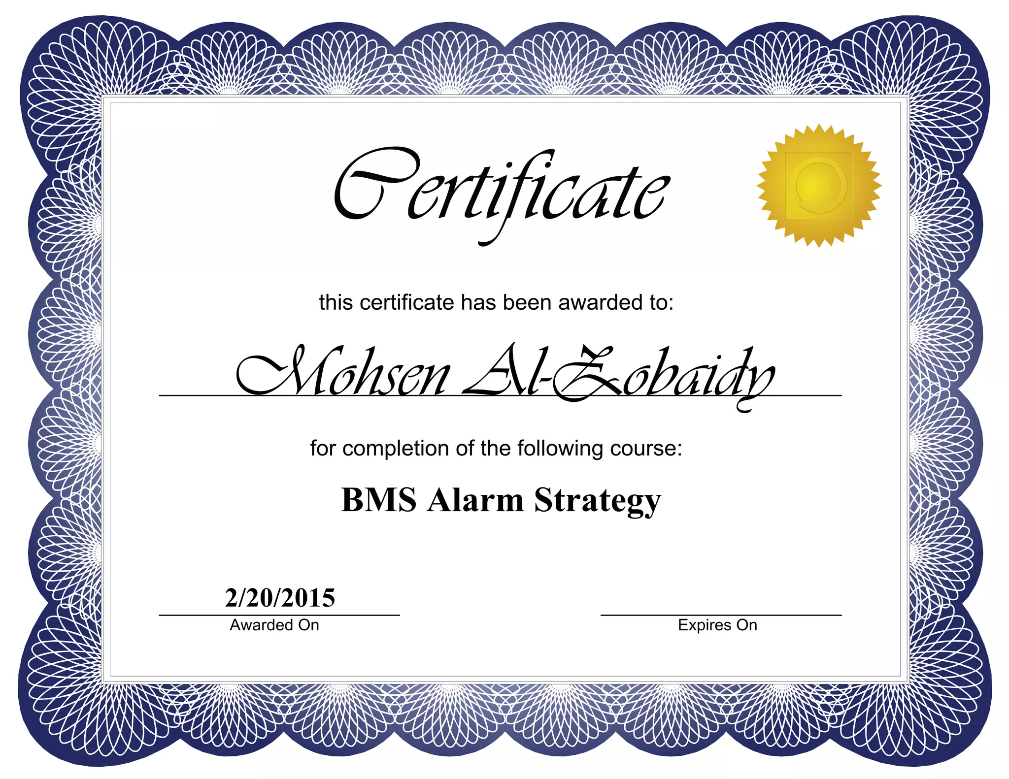BMS Alarm Strategy[1] PPT