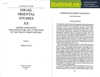 2002 Comparative Semitic Linguistics