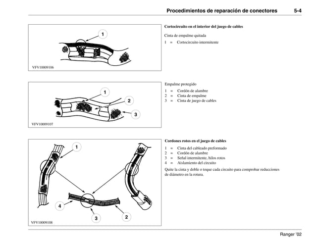 Diagrama De Una Ford Ranger 4x4 Motor 4.0 Del 98 1996 0l Dia