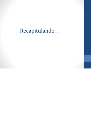 Recapitulando...
 
