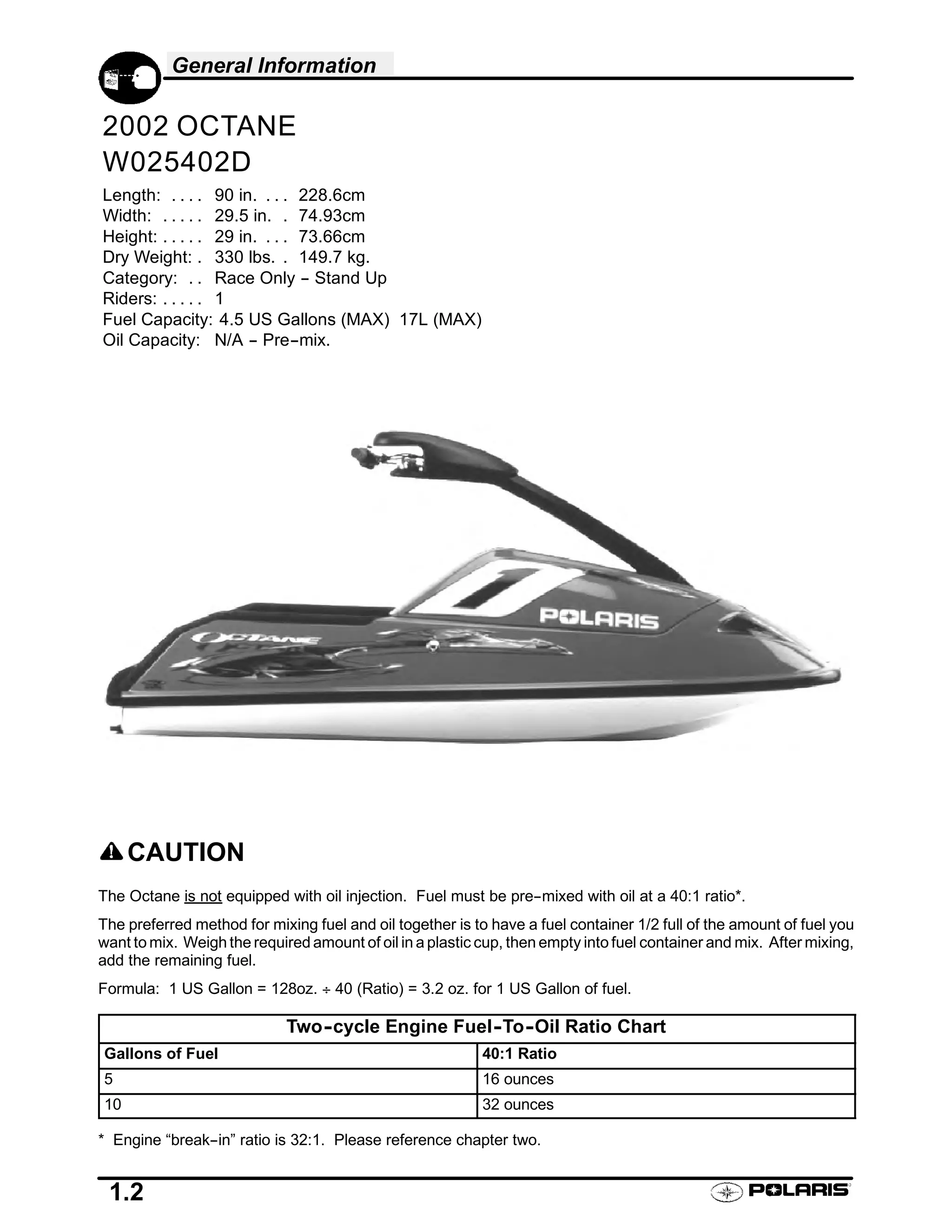 2002 polaris octane personal watercraft service repair manual | PDF