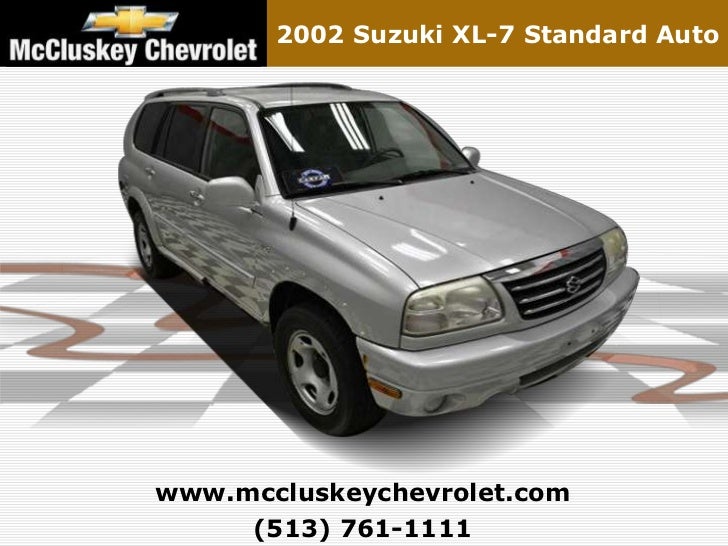 Used 2002 Suzuki Xl 7 Standard Auto Kings Automall