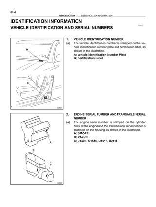 2002 toyota highlander service repair manual PDF