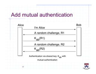 17
Add mutual authentication
 