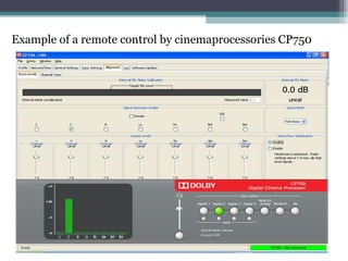 Example of a remote control by cinemaprocessories   CP750 