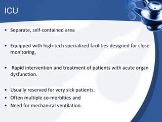 Icu Presentation.pdf Comprehensive Overview of Intensive Care Unit (ICU) Management and ...