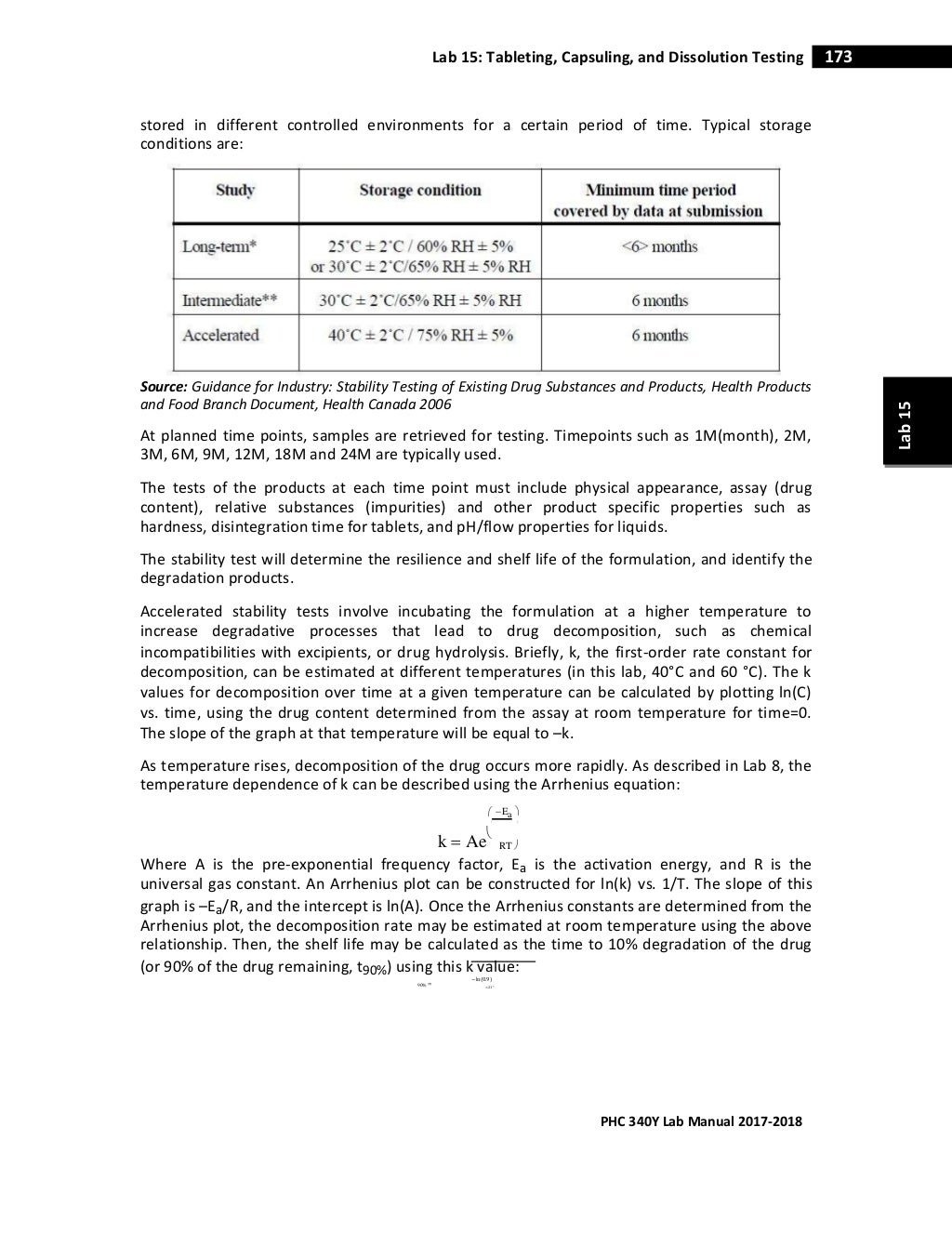 2003 pharmaceutical chemistry laboratory manual 1