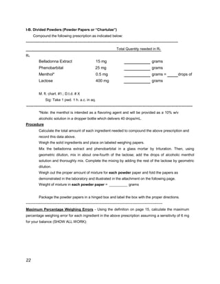 2003 pharmaceutical comounding laboratory 1 | PDF