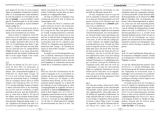 DeArGe Mitteilungen 8(1), 2003                                                                                                                                                                              DeArGe Mitteilungen 8(1), 2003
                                             Leserbriefe                                                                                                            Leserbriefe
nicht regelgerecht (im Sinne der »Internationalen             hilfreich, wenn jemand den von Herrn Dr. Schmidt          genannten Ausgabe der »Mitteilungen« zu sehen               »Ornithoctonus« hainana«, Ornithoctoninae sp.,
Regeln zur zooologischen Nomenklatur«) publiziert             zitierten Artikel besitzt und mir diesen zur Kennt-       und stellt eine völlig andere Spezies dar!).                Haplopelma costale und Lampropelma violaceopes.
wurde. Es ist unzulässig einen Namen einzuführen,             nisnahme zur Verfügung stellen könnte.                         Die echte Haplopelma costale ist so gut wie            Aus diesen praktischen Gründen beinhaltet dieser
der noch nicht publiziert ist. Hierin liegt also eben-             Die Frage zur Identität von Haplopelma versus        nicht im Zoohandel zu bekommen. Deshalb wurde               Bestimmungsschlüssel nur die Merkmale der Weib-
falls und erstmalig »...ein unverzeihlicher Verstoß           Ornithoctonus stellt sich für mich, in Kenntnis der       sie im genannten Bestimmungschlüssel auch nicht             chen der vorgestellten Arten. Der Kompromiss wäre
gegen die Nomenklaturregeln vor, der dem Ansehen              Typusexemplare, nicht!                                    genannt, da dieser ja laut Überschrift »nur« dazu           gewesen, keinen Bestimmungsschlüssel zu publizie-
der deutschen Arachnologie im Ausland erheblichen                  Der Hinweis von Herrn Dr. Schmidt ist aber           dienen soll, die Weibchen der im Zoohandel angebo-          ren. Damit wäre aber wohl niemandem geholfen.
Schaden zugefügt hat.«!                                       insofern interessant, als dass es also unsinnig wäre      tenen Arten zu identifizieren!                              Somit sind die Vogelspinnenhalter wenigstens in der
     Warum ich diese Art bis jetzt noch nicht be-             in diesen beiden Gattungen neue Arten zu beschrei-             Eine Rücksprache mit Herrn Prof. W. BÖH-               Lage, die Weibchen der häufig gehaltenen Ornithoc-
schrieben habe, wurde in meinem Bericht »Welche               ben, so lange für den Autor nicht geklärt worden          ME, einem namhaften Mitglied der internationalen            toninae recht sicher zu identifizieren. Da in dem
Spinne ist das?« hinreichend von mir erläutert!               ist, wie beide Gattungen hinreichend zu unterschei-       Nomenklaturkommission, vom Naturkundemuse-                  Bestimmungsschlüssel aus o. g. Gründen keine
     Wenn ich Herrn Dr. Schmidt am 19.06.1991                 den sind; denn ohne diese Kenntnis wäre ja auch           um Alexander König in Bonn ergab übrigens, dass             Männchen beschrieben wurden, erklärt sich auch der
schrieb, dass ich die Haplopelma »aureopilosum«               nicht klar in welche der beiden Gattungen eine mög-       man im Sinne der sog. Nomenklaturregeln kein                Verzicht auf die Darstellungen von Tastern
noch im August des selben Jahres im »Arachnologi-             liche neue Art einzusortieren wäre. Deshalb ist mir       Taxon (also z. B. eine Art oder eine Gattung) qua-          (gemeint sind wahrscheinlich die daran befindlichen
schen Anzeiger« beschreiben wollte und sie im Mai             unverständlich, wieso Herr Dr. Schmidt im Jahre           si »unter Vorbehalt«, also »lediglich vorgeschlagen«        männlichen Genitalien) und Tibiaapophysen. Sper-
1993, zur Veröffentlichung seines Buches »Vogel-              1998 die Art Haplopelma costale beschrieben hat,          erstmalig publizieren kann. Entweder eine Publi-            matheken wurden allerdings an geeigneter Stelle
spinnen«, 4. Auflage, aber immer noch nicht publi-            obwohl nach seiner Aussage »...die Zuordnung von          kation ist ausgereift und man ist sich als Beschrei-        genannt.
ziert war, dann hätte Herr Dr. Schmidt demnach                Spezies zu diesen beiden Gattungen (...) ziemlich         bender sicher, dass es sich um ein neues Taxon han-
2 Jahre Zeit gehabt, sie aus seinem Manuskript,               willkürlich (ist).«!                                      delt (dann braucht man das Taxon also nicht »vor-           Zu B:
aufgrund der doch nicht erschienen Publikation über                Im übrigen wäre im Bestimmungsschlüssel auf          zuschlagen«), oder man ist sich über den Status             In der Tat wurde Neochilobrachys bislang nicht aus
diese Art in der August-Ausgabe ‘91 des »Arachn.              Seite 12 allenfalls »Selenocosmia« hainana durch          eines möglicherweise neuen Taxon nicht schlüssig            der Synonymie mit Phlogiellus transferiert. Deshalb
Anz.«, zu entfernen bzw. umzubenennen.                        »Ornithoctonus« hainana zu ersetzen (falls die oben       und wartet dann eben mit der Publikation bis hin-           ist in dem genannten Artikel Neochilobrachys durch
                                                              zitierte Publikation tatsächlich existiert), nicht aber   reichende Erkenntnisse zur Veröffentlichung vorlie-         Phlogiellus zu ersetzen.
Zu3:                                                          durch Haplopelma, da »Selenocosmia« hainana laut          gen! Aus diesem Grunde gilt die Publikation von
Das diese Art scheinbar von ZHU MING-S HENG                   Schmidt eben zu Ornithoctonus transferiert wurde.         Haplopelma costale, selbst wenn vom Autor nur               Aus den hier schonmal genannten primären Zielen
bereits im Jahre 2001 von Selenocosmia zu                                                                               »vorgeschlagen«, im Sinne der »Internationalen              der DeArGe e. V. und den »Mitteilungen«, näm-
Ornithoctonus transferiert wurde, ist mir nicht               Zu 4:                                                     Regeln zur zoologischen Nomenklatur« als veröf-             lich sich bevorzugt mit den Spinnen und besonders
bekannt. Eine Literaturrecherche bezüglich der o. g.          Mein Satz »Wie diese Ornithoctoninae von den              fentlicht und der Name dieser Art als eingeführt.           den Vogelspinnen im terraristischen Sinne zu
Publikation im »World Spider Catalog« von                     anderen Haplopelma-Arten zu unterscheiden ist,            Nicht zuletzt auch deshalb, weil diese Artbeschrei-         beschäftigen, wird die Diskussion im vorstehenden
PLATNICK, in der »Liste des Traveaux Arachnolo-               entnimmt man dem unten angefügten Bestimmungs-            bung nicht gegen die in Frage kommenden Artikel             Leserbrief bezüglich der wissenschaftlichen Fra-
giques« der »Internatinal Society of Arachnology«             schlüssel.« bezieht sich, wie übrigens in allen           der Nomenklaturregeln verstößt!                             gestellungen zukünftig in diesem Magazin nicht
sowie im »Zoological Record« führte zu keinem                 Abschnitten meines Berichtes, auf die in dem ent-                                                                     mehr öffentlich weiter geführt.
Ergebnis. Eine Nachfrage bei Herrn Dr. PETER                  sprechenden Kapitel vorgestellte Art, in diesem Fall      Zu 5:                                                            Im übrigen konnte ich für den Vorschlag von
JÄGER aus dem Senckenberg Museum in Frankfurt                 also eindeutig auf jene Ornithoctoninae sp., deren        Wie schon oben erwähnt, richten sich die »Mittei-           Herrn Dr. Schmidt zur Einrichtung eines Fachbei-
zu diesem Sachverhalt führte zu der Feststellung,             Gattungszugehörigkeit im Augenblick noch nicht zu         lungen« nicht hautsächlich an den recherchierenden          rates für die Mitteilungen den bekannten Arachno-
dass mir hier wohl kein schuldhaftes Vergehen                 entschlüsseln ist (deshalb Ornithoctoninae sp.!) und      Wissenschaftler, sondern vielmehr an den gewöhnli-          logen und Systematiker, Herrn Dipl. Biol. BORIS
unterstellt werden kann, wenn diese Publikation in            welche im Buch »Mygales« von J.-M. VERDEZ als             chen Vogelspinnenhalter. Dieser pflegt zumeist nur          STRIFFLER vom Naturkundemuseum Alexander
den o. g. Listen nicht zu finden ist. Es zeigt sich           Haplopelma costale bezeichnet wird bzw. welche in         die Weibchen der vorgestellten Ornithoctoninae, das         König zu Bonn und den ebenfalls diplomierten
hier vielmehr, worin die Probleme bestehen können,            Abb. 6 der Novemberausgabe der »Mitteilungen«             zeigen zahlreiche Briefe und E-Mails an mich bzw.           Vogelspinnenökologen DIRK WEINMANN, den sei-
wenn derlei wichtige Publikationen in international           zu sehen ist. Es handelt sich dabei nicht um jene         ist auch häufig in Vogelspinnen-Diskussionsforen            ne hervoragenden Arbeiten zur Ökologie von Mega-
kaum beachteten Magazinen getätigt werden (s. o.).            Art, die Herr Dr. Schmidt seinerzeit als Haplopel-        im Internet zu diesem Thema zu lesen. Von einigen           phobema robustum über die Grenzen hinaus
Die Verfügbarkeit und Kenntnis über solche Arti-              ma costale beschrieben hat (Diese ist in Abb. 7 der       der vorgestellten Arten sind die Männchen nicht ein-        bekannt gemacht haben, gewinnen.
kel ist hier stark eingeschränkt! Im übrigen wäre es                                                                    mal bekannt bzw. äußerst selten, z. B. von                  Volker von Wirth, 71737 Kirchberg
                                                         32                                                                                                                    33
 