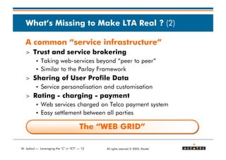 Leveraging the C in ICT (2003)