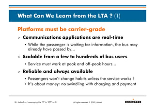 Leveraging the C in ICT (2003)
