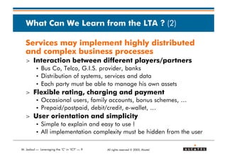 Leveraging the C in ICT (2003)