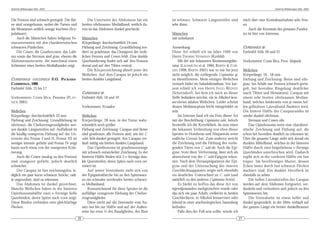 DeArGe Mitteilungen 8(6), 2003                                                                                                                                                    DeArGe Mitteilungen 8(6), 2003



Die Femora sind schwach geringelt. Die Bei-              Die Unterseite des Abdomens hat ein          ist schwarz. Schwarze Längsstreifen sind              mich über eine Kontaktaufnahme sehr freu-
ne sind orangebraun, wobei die Tarsen und             breites olivbraunes Medialband, seitlich da-    sehr dünn.                                            en.
die Metatarsen seitlich orange leuchten (Sco-         von ist das Abdomen dunkel gescheckt.                                                                     Auch die Kenntnis des genauen Fundor-
pulahaare).                                                                                           Männchen                                              tes ist hier von Interesse.
    Auch die Männchen haben hellgraue Fe-             Männchen                                        mir unbekannt
murunterseiten mit den charakteristischen             Körperlänge: durchschnittlich 24 mm
schwarzen Pünktchen.                                  Färbung und Zeichnung: Grundfärbung ten-        Anmerkung:                                            CUPIENNIUS SP.
    Die Coxen, die Gnathocoxen, das Labi-             diert zu graubraun, das Orangerot der weib-     Diese Art erhielt ich im Jahre 1999 von               Farbtafel Abb. 20 und 21
um sowie das Sternum sind grau, ebenso die            lichen Femora und Coxen fehlt. Eine dunkle      Herrn THOMAS VINMANN (Krefeld).
Abdomenunterseite, die manchmal einen                 Querbänderung findet sich auf den Femora            Mit der mir bekannten Bestimmungslite-            Vorkommen: Costa Rica, Prov. Alajuela
Schimmer eines breiten Medialbandes zeigt.            dorsal und auf den Tibien ventral.              ratur (LACHMUTH et al. 1984, BARTH & COR-
                                                          Die Körperzeichnung ähnelt jener der        DES 1998, BARTH 2001) war es mir bis jetzt            Weibchen
                                                      Weibchen. Auf dem Carapax ist jedoch ein        nicht möglich, die vorliegende Cupiennius sp.         Körperlänge: 16 - 18 mm
C UPIENNIUS COCCINEUS F.O. P ICKARD -                 breites dunkles Längsband.                      zu identifizieren. Mein einziges Weibchen             Färbung und Zeichnung: Beine sind oliv-
CAMBRDIGE, 1901                                                                                       verstarb leider im Subadultstadium. Vor kur-          grau, bei Adulti nur Femora schwach gerin-
Farbtafel Abb. 13 bis 17                                                                              zem erhielt ich von Herrn I NGO W ENDT                gelt, bei Juvenilen Ringelung deutlicher
                                                      CUPIENNIUS SP.                                  (Schorndorf), bei dem ich mich an dieser              (auch Tibien und Metatarsen). Carapax mit
Vorkommen: Costa Rica, Panama (P LAT -                Farbtafel Abb. 18 und 19                        Stelle bedanken möchte, ein in Alkohol kon-           einem sehr breiten olivbraunen Median-
NICK 2001)                                                                                            serviertes adultes Weibchen. Leider scheint           band, welches beiderseits von je einem hel-
                                                      Vorkommen: Ecuador                              dessen Medianseptum leicht missgebildet zu            len gelboliven Lateralband flankiert wird.
Weibchen                                                                                              sein.                                                 Die hintere Hälfte des Carapaxrandes ist
Körperlänge: durchschnittlich 33 mm                   Weibchen                                            Im Internet fand ich ein Foto dieser Art          wieder dunkel olivbraun.
Färbung und Zeichnung: Grundfärbung ist               Körperlänge: 28 mm, in der Natur wahr-          mit der Beschriftung Cupiennius salei. Jedoch             Sternum und Coxen oliv.
olivbraun, die Chelizerengrundglieder wei-            scheinlich noch größer                          bezweifle ich die Korrektheit, da zum einen               Das Opisthosoma weist eine charakteri-
sen dunkle Längsstreifen auf. Auffallend ist          Färbung und Zeichnung: Carapax und Beine        die bekannte Verbreitung von eben dieser              stische Zeichnung und Färbung auf, die
die knallig orangerote Färbung auf der Un-            sind graubraun, alle Femora sind, wie bei C.    Spezies in Honduras und Hispaniola seine              schon bei Juvenilen deutlich zu erkennen ist:
terseite des Femur I und II, Femur III ist            salei, hell-dunkel geringelt. Am Carapax ver-   südliche Grenze hat. Zum anderen weicht               Über die gesamte Länge zieht sich dorsal ein
weniger intensiv gefärbt und Femur IV zeigt           läuft mittig ein breites dunkles Längsband.     die Zeichnung und die Färbung des vorlie-             dunkles Mittelband, welches in der hinteren
kaum noch etwas von der orangroten Kolo-                   Das Opisthosoma ist graubraunorange        genden Tieres von C. salei ab. Auch die Epi-          Hälfte durch zwei beigefarbene v-förmige
rierung.                                              mit schwach entwickelter Zeichnung. In der      gyne, trotz ihrer Verformung, lässt sich als          Querbinden unterbrochen wird. Dadurch
    Auch die Coxen (analog zu den Femora)             hinteren Hälfte finden sich 5 v-förmige dun-    abweichend von der C. salei-Epigyne erken-            ergibt sich in der vorderen Hälfte ein fast
sind orangerot gefärbt, jedoch deutlich               kle Querstreifen, deren Spitze nach vorn ori-   nen. Nach dem Herauspräparieren der Epi-              trapez- bis herzförmiges Muster, dessen
schwächer.                                            entiert ist.                                    gyne und der Untersuchung des inneren                 Ecken innen durch fast schwarze Flecken
    Der Carapax ist fast zeichnungslos, le-                Auf seiner Ventralseite zieht sich von     Geschlechtsapparates zeigte sich ebenfalls            markiert sind. Ein dunkler Herzfleck ist
diglich ein paar kurze schwarze Striche, radi-        der Epigastralfurche bis zu den Spinnwarz-      ein deutlicher Unterschied zu C. salei (und           ebenfalls zu sehen.
är angeordnet, sind zu erkennen.                      en ein schmaler werdendes breites schwarz-      natürlich zu den anderen Cupiennius-Arten).               Die hellen Lateralstreifen des Carapax
    Das Abdomen ist dunkel gezeichnet.                es Medianband.                                      Es bleibt zu hoffen das diese Art von             werden auf dem Abdomen fortgesetzt, ver-
Manche Weibchen haben in der hinteren                      Kennzeichnend für diese Spezies ist die    irgendjemanden nachgezüchtet wurde oder               dunkeln und verbreitern sich jedoch zu den
Opisthosomahälfte zwei v-förmige helle                auffällige orangerote Färbung der Chelize-      das sich ein paar Adulti, vielleicht in beiden        Spinnwarzen hin.
Querbinden, deren Spitze nach vorn zeigt.             rengrundglieder.                                Geschlechtern, in Alkohol konserviert oder                Die Ventralseite ist etwas heller und
Diese Binden verbinden zwei gleichfarbige                  Diese reicht auf der Innenseite vom An-    lebend in einer arachnologischen Sammlung             dunkel gesprenkelt, in der Mitte verläuft auf
Flecken.                                              satz nur bis zur Hälfte und auf der Außen-      befinden.                                             der ganzen Länge ein breiter dunkelbrauner
                                                      seite bis etwa ¾ des Basalgliedes, der Rest         Falls dies der Fall sein sollte, würde ich
                                                 26                                                                                                    27
 