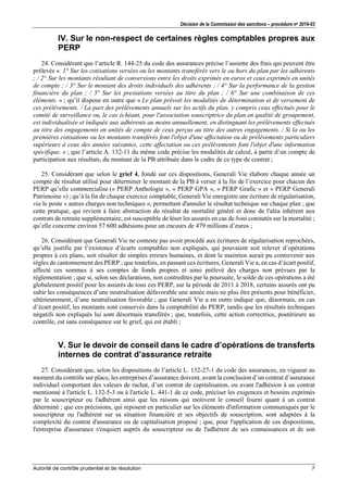Sanction de l'ACPR contre Generali Vie | PDF