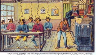 Future School, Jean Marc Cote 1901: https://commons.wikimedia.org/wiki/File:France_in_XXI_Century._School.jpg
 
