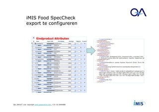 Realtime Food Safety Compliance with iMIS Food | PDF