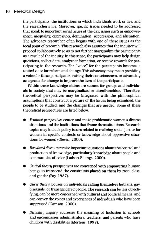 2003 creswell a framework for design