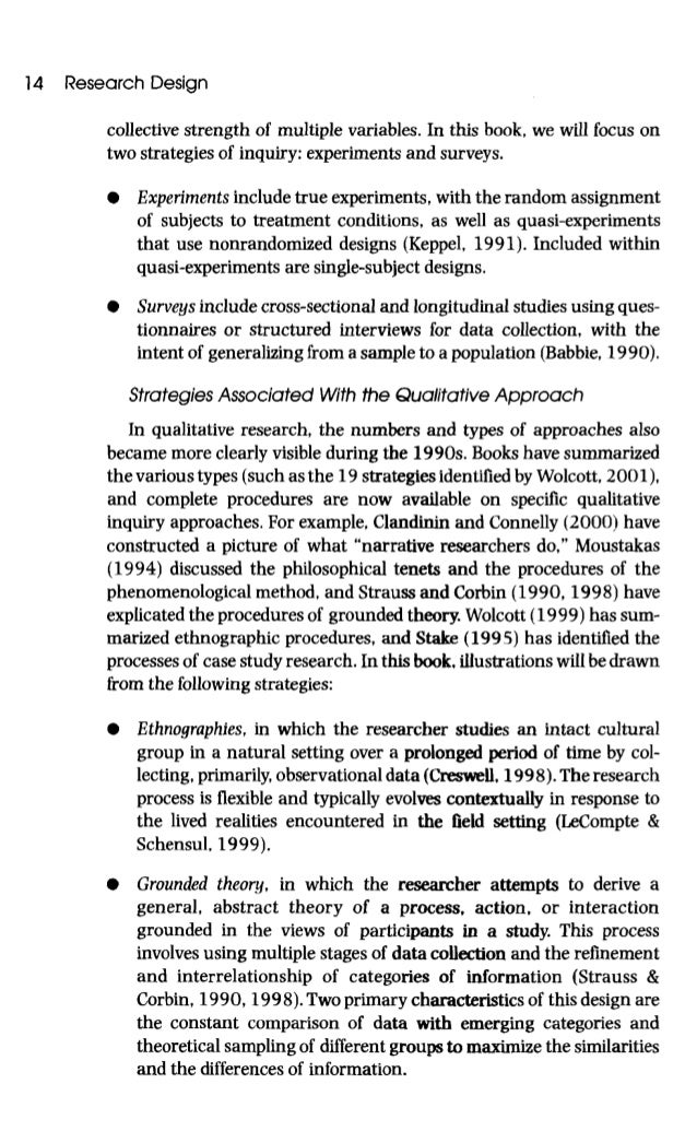 2003 creswell a framework for design