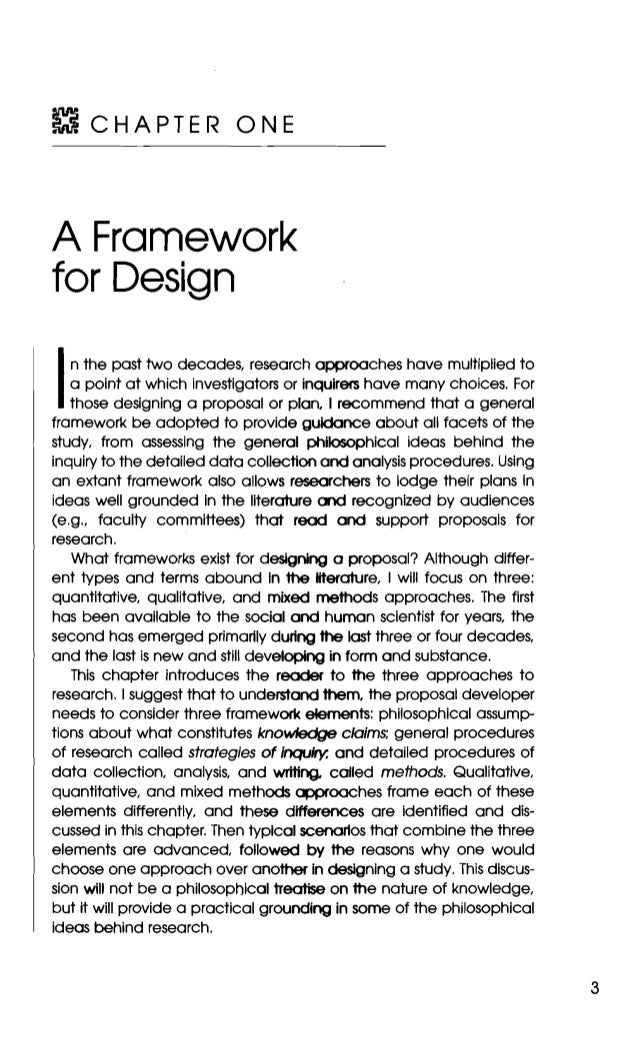 2003 creswell a framework for design