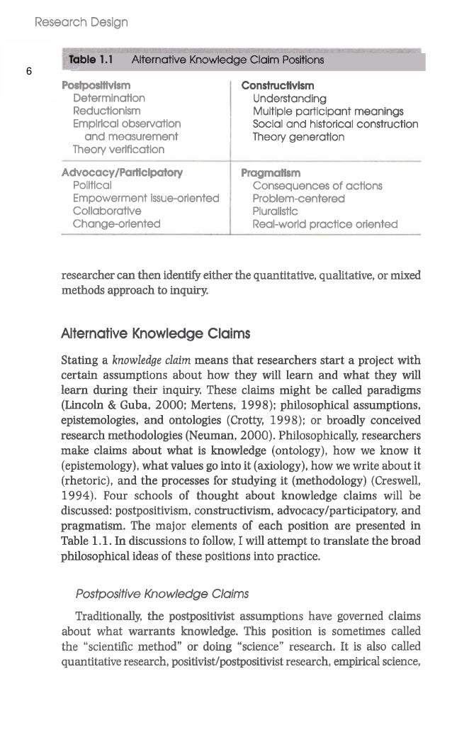 2003 creswell a framework for design