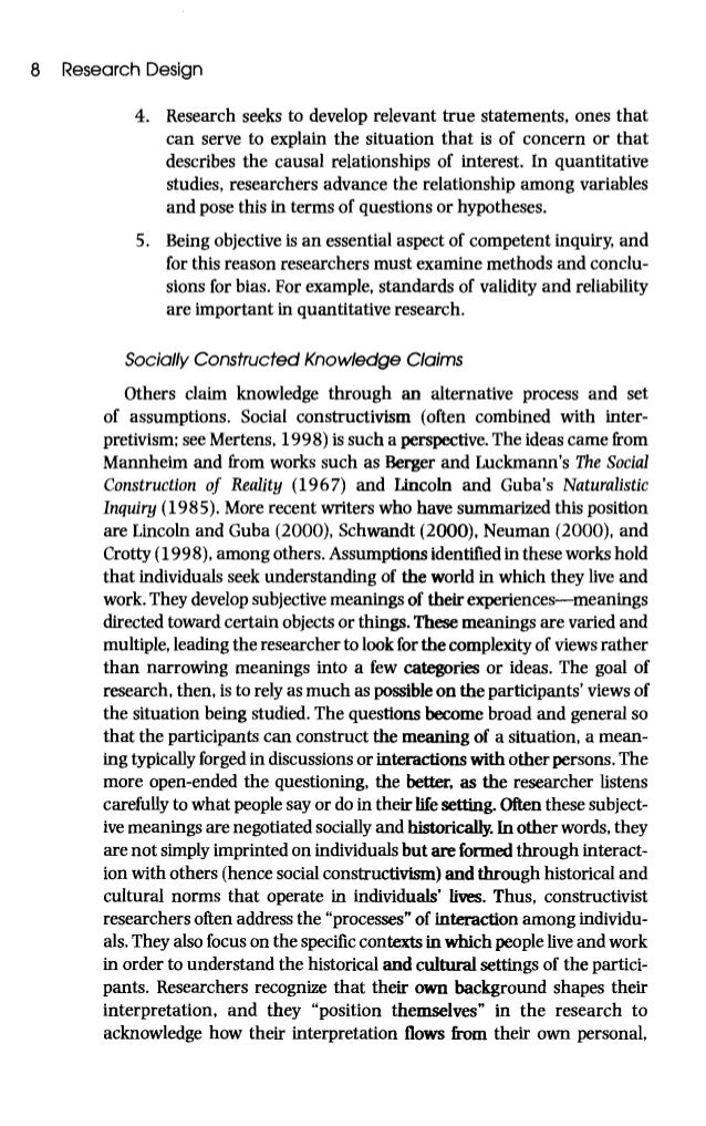 2003 creswell a framework for design