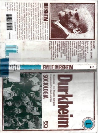 2003 durkheim  sociologia - livro todo