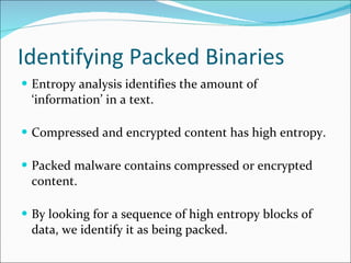 Malware Classification Using Structured Control Flow | PPT
