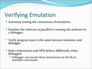 Malware Classification Using Structured Control Flow | PPT