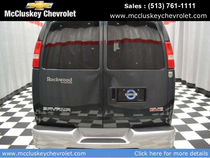 Mccluskey Chevrolet Kings Auto Mall >> Used 2003 GMC Savana 1500 7 Passenger Rockwood Conversion By Centurio… Mccluskey Chevrolet Kings Auto Mall >> Used 2003 GMC Savana 1500 7 Passenger Rockwood Conversion By Centurio…