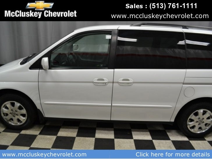 Used 2003 Honda Odyssey EXL Minivan/Van Kings Automall Cincinnati, Ohio