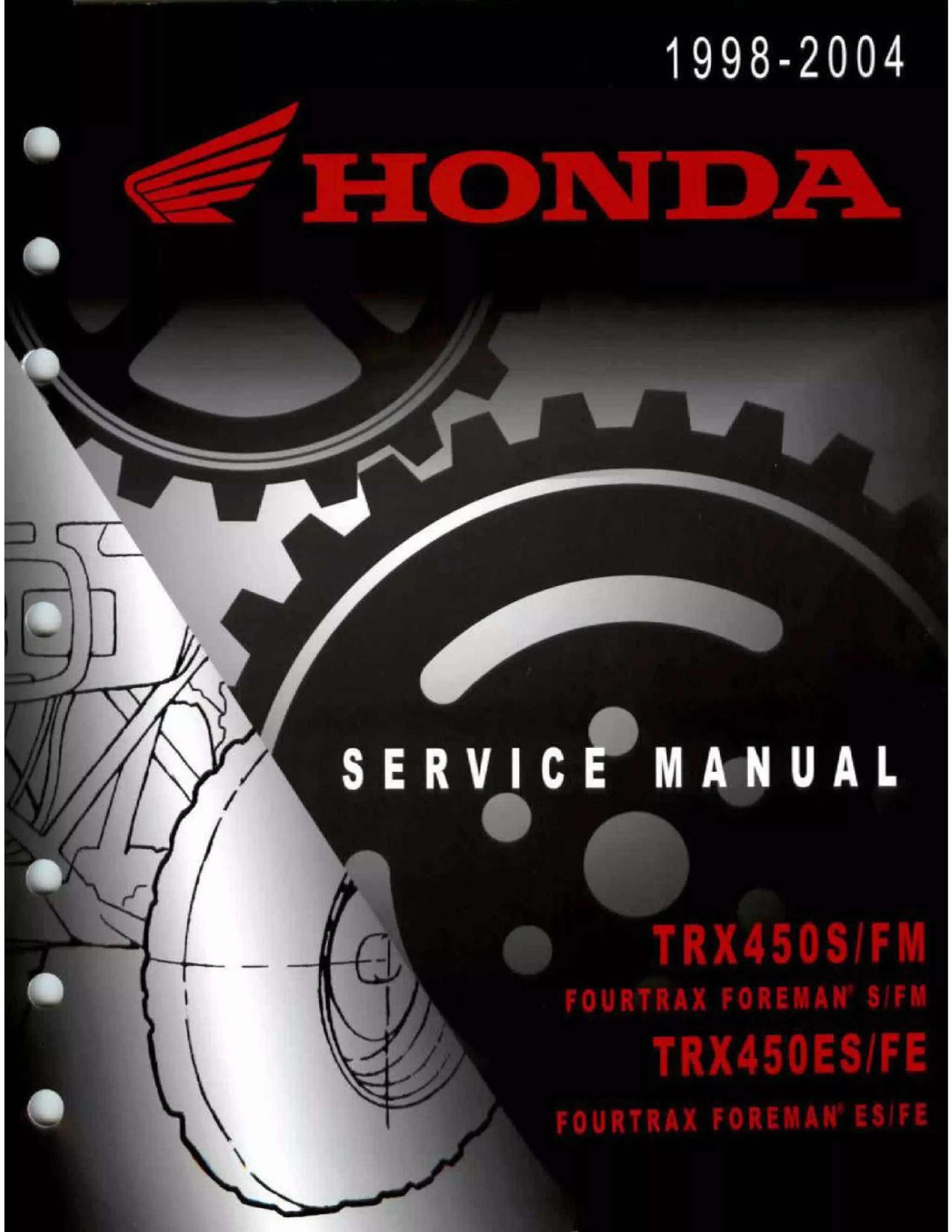 2003 Honda TRX450FE FourTrax Foreman ES Service Repair Manual.pdf