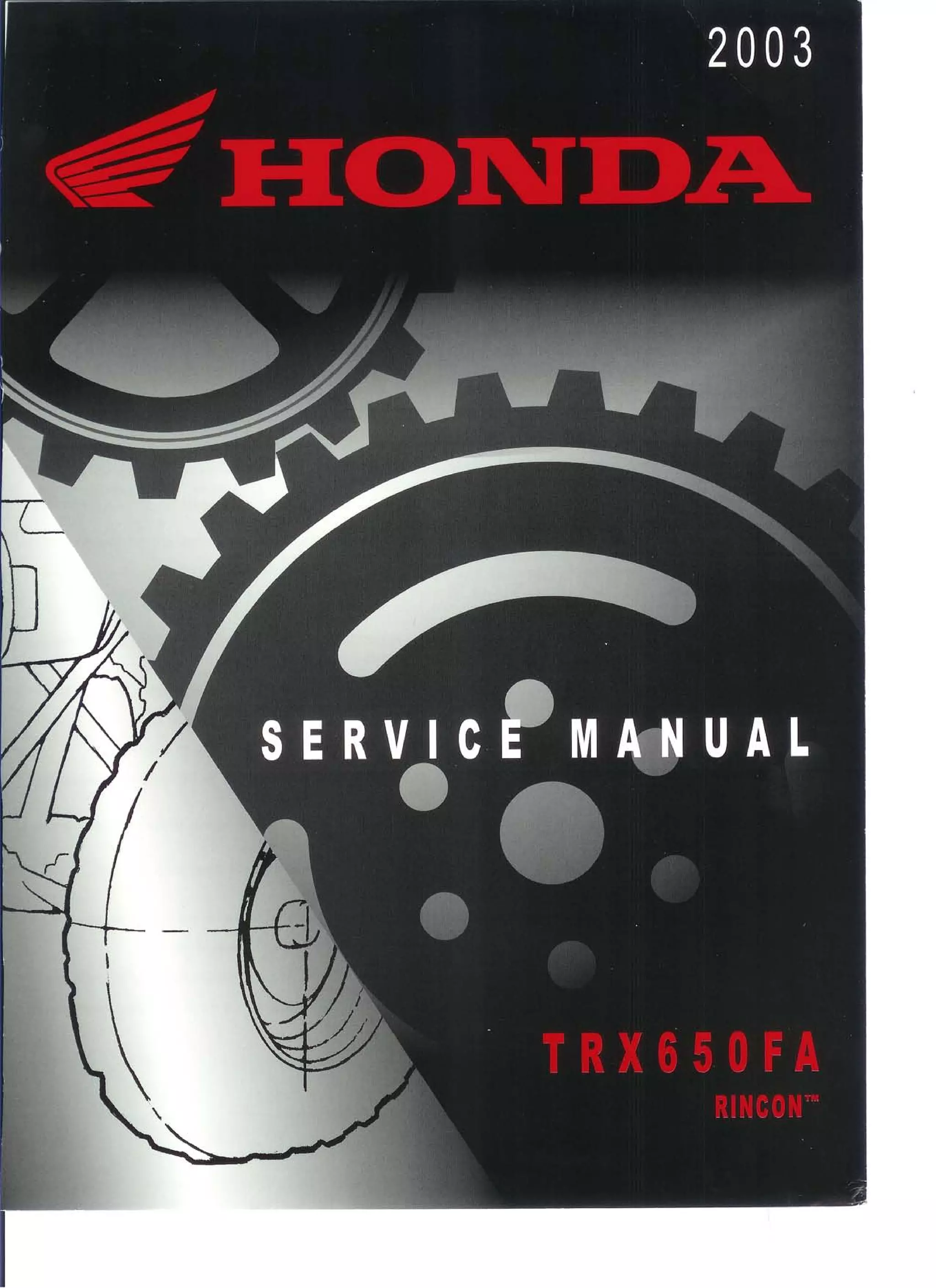 2003 Honda TRX650FA Rincon Service Repair Manual.pdf