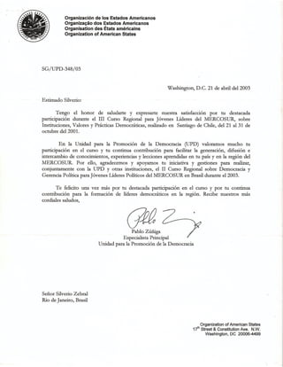 OEA UPD PROLIDEM 2003