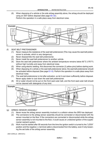 2003 TOYOTA COROLLA SERVICE MANUAL PDF visual data 4