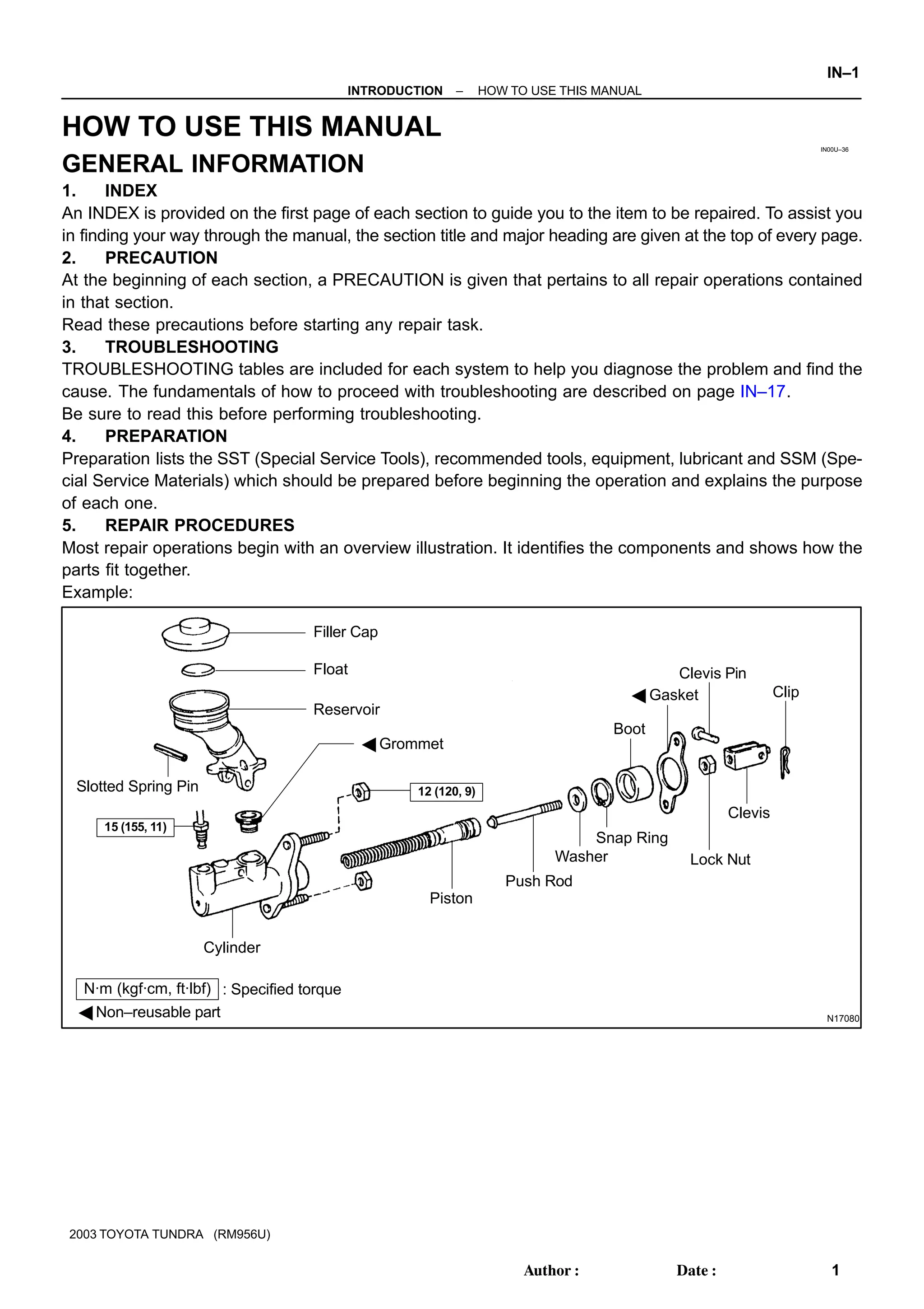 2003 toyota tundra service repair manual | PDF